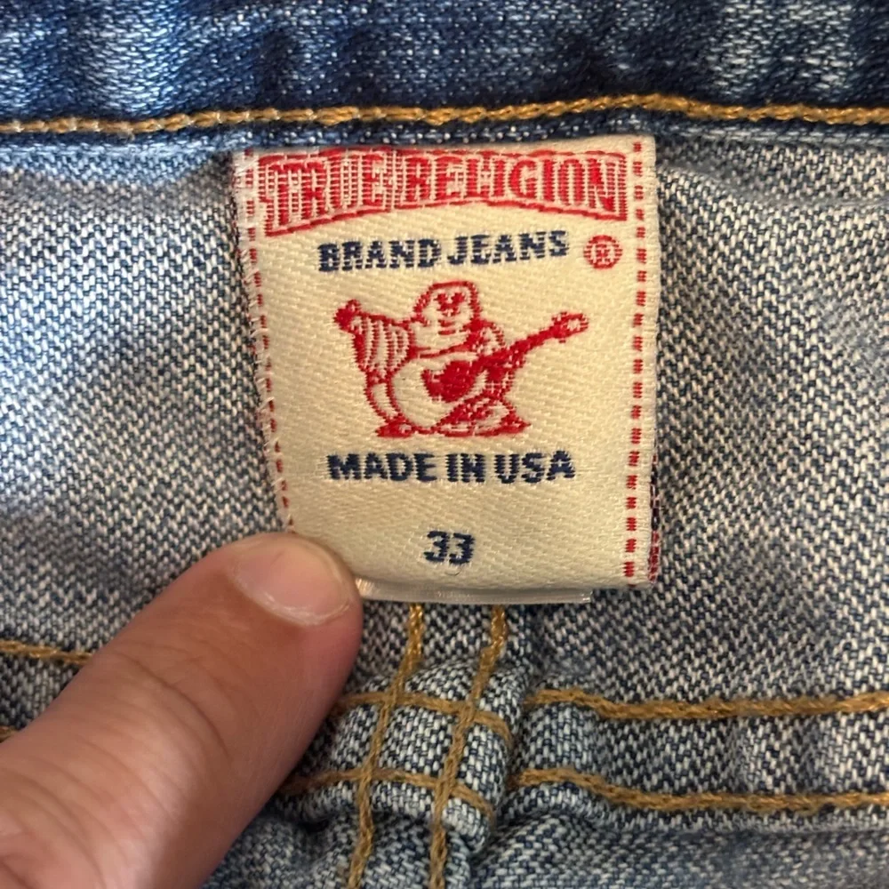 True Religion Men's Classic Indigo Straight Jeans
